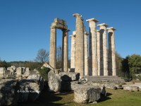 The temple of Nemeian Zeus, Nemea, Greece
