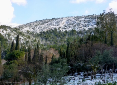 snow-on-Mt-Hymettus-Athens-Greece