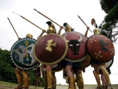 historical reenactment, hoplites